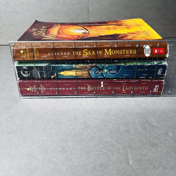 Percy Jackson and the Olympians Series Books 2-4 Rick Riordan PB Lot of 3 - Picture 4 of 9